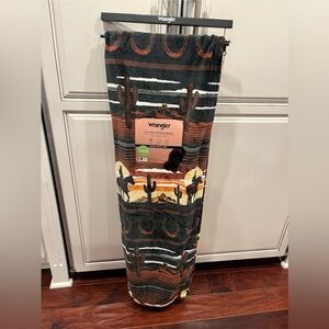 Wrangler Ultra Soft Plush Twin Blanket with Southwest Design